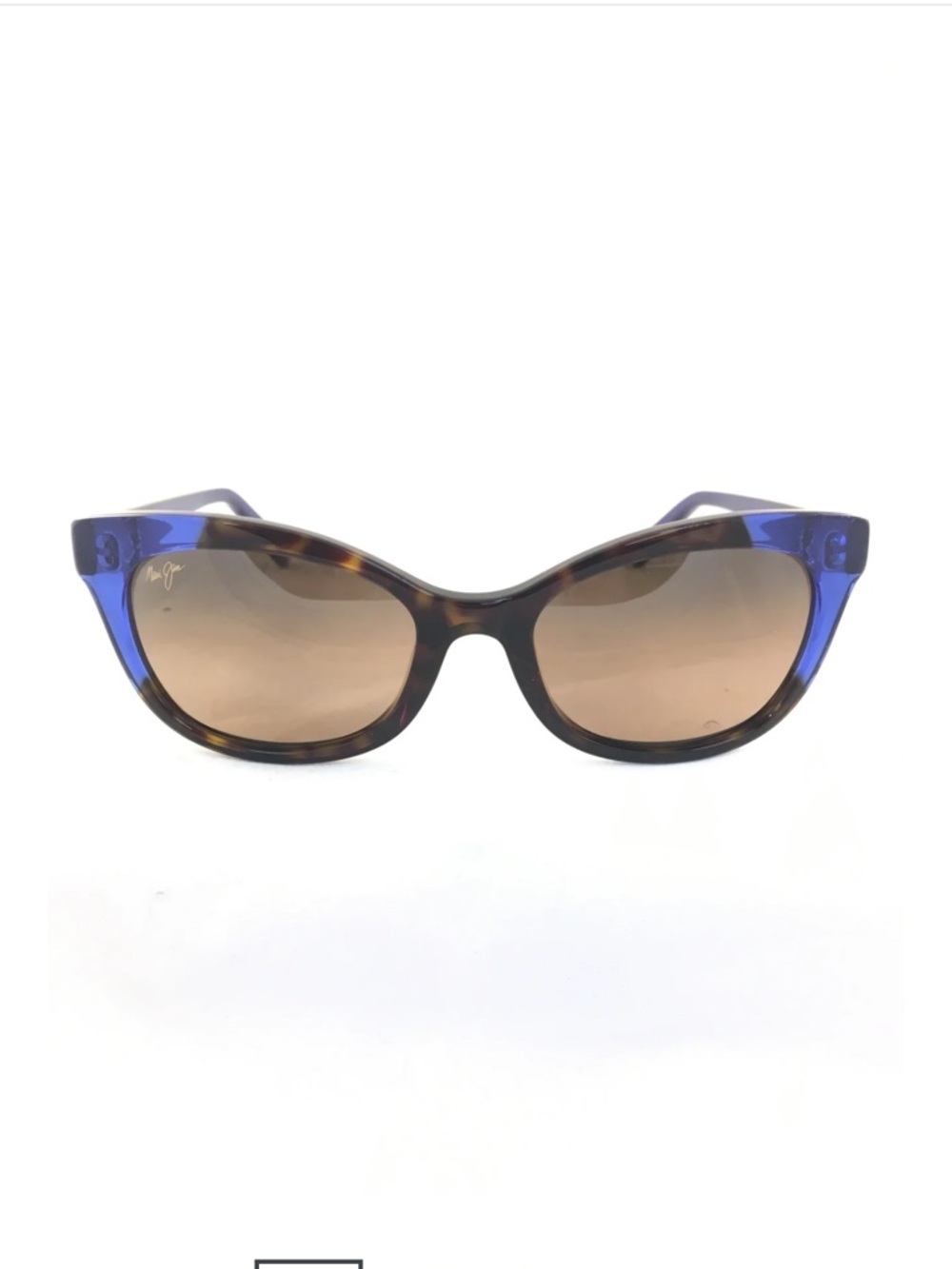 Maui Jim llima STG-SG Dark Tortoise with Electric Blue Polarized Sunglasses